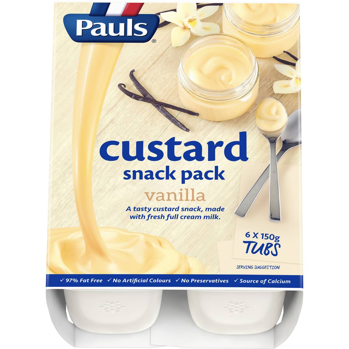 Pauls Vanilla Custard 6pk