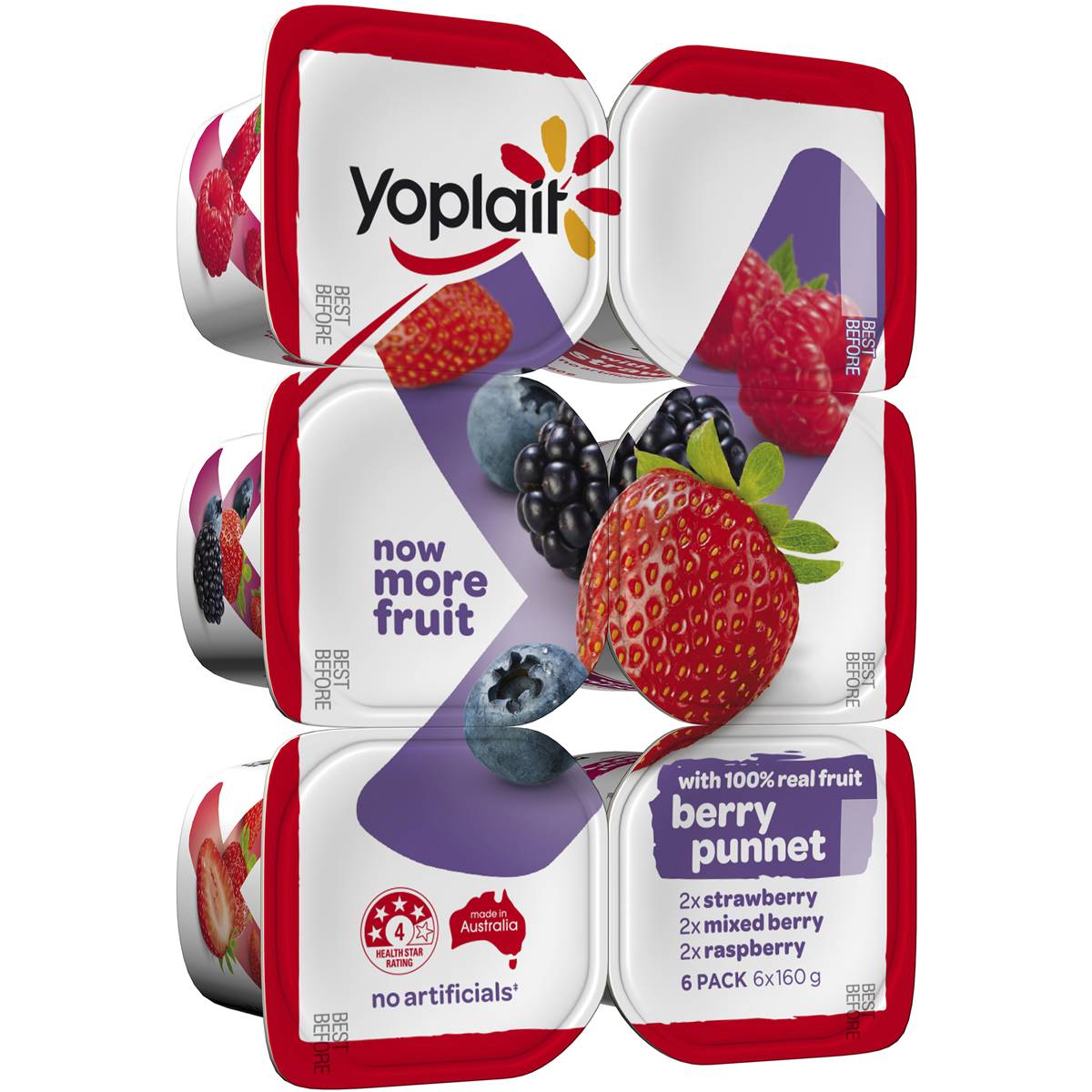 Yoplait Berry Punnet Yoghurt