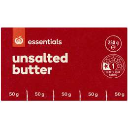 Essentials Unsalted Butter 250g