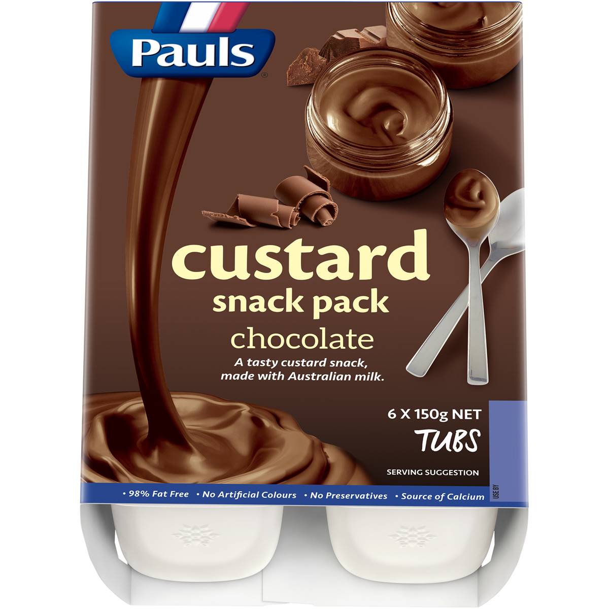 Pauls Chocolate Custard 6pk