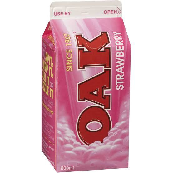 Oak Flavoured Milk (Carton) 600ml