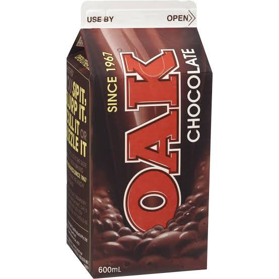 Oak Flavoured Milk (Carton) 600ml