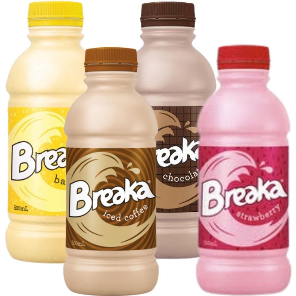 Breaka Flavoured Milks 500ml