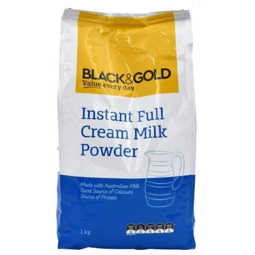 Black & Gold Instant Full Cream Milk Powder