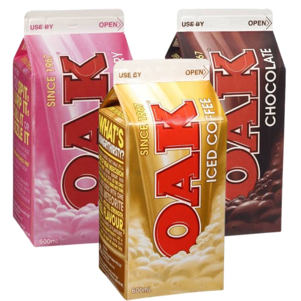 Oak Flavoured Milk (Carton) 600ml