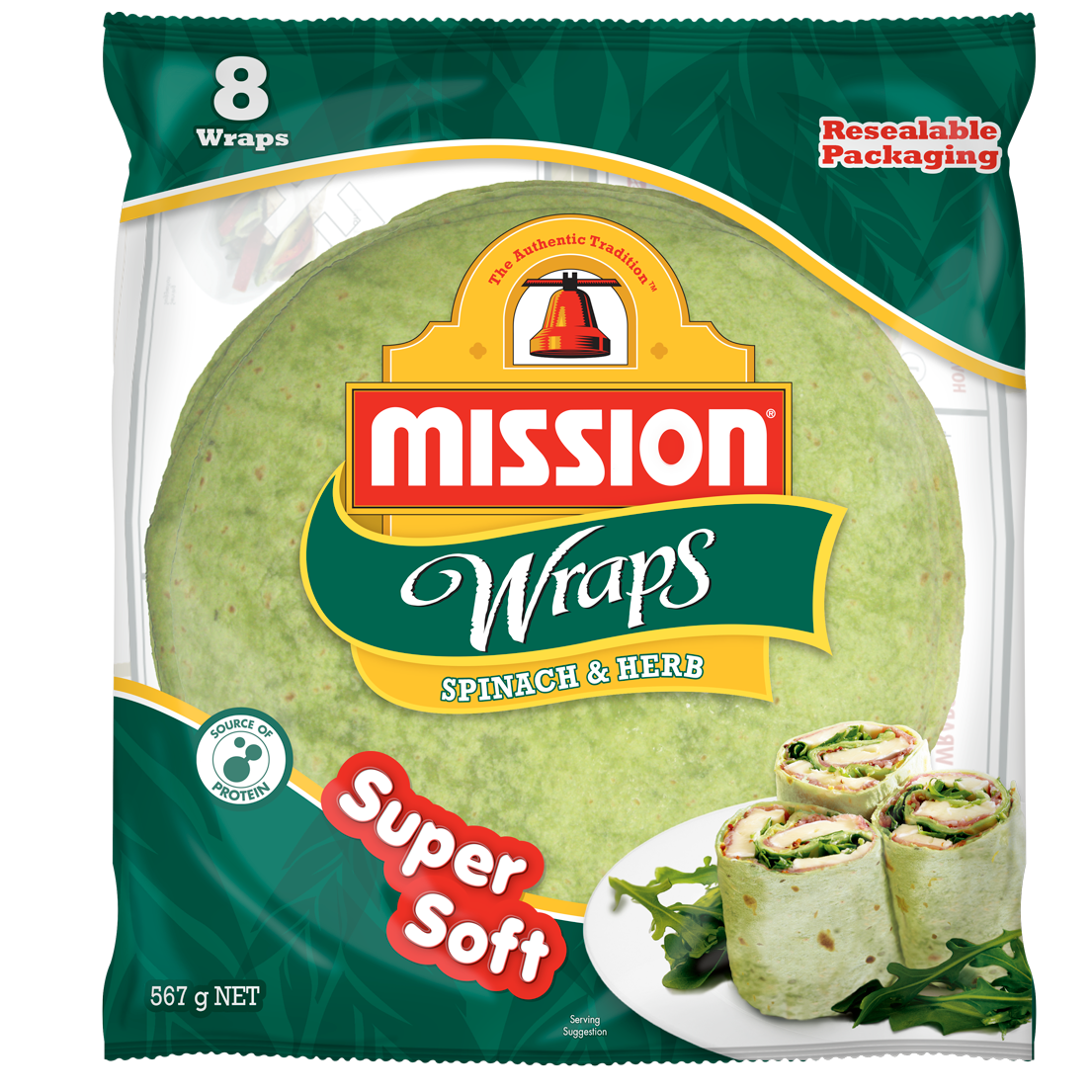 Mission Wraps Spinach & Herb