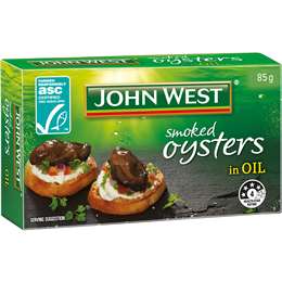 John West Smoked Oysters