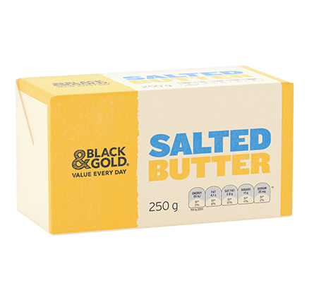 Black & Gold Salted Butter 250g