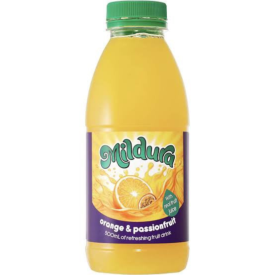 Mildura Orange & Passionfruit Juice 500ml